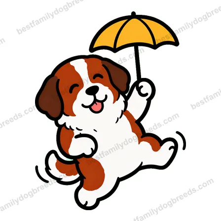 Saint Bernard dog meme sticker preview