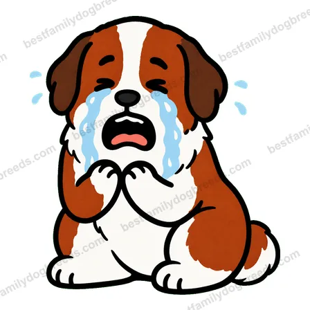 Saint Bernard dog meme sticker preview