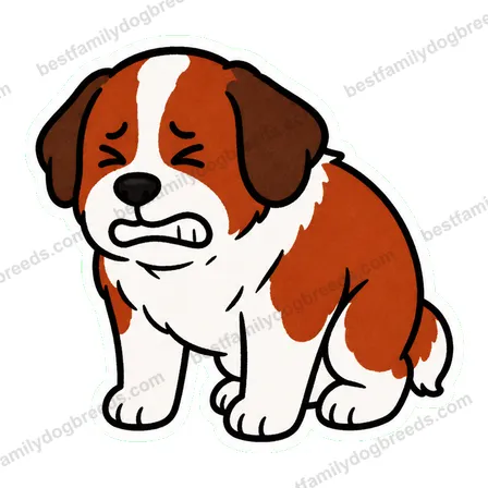 Saint Bernard dog meme sticker preview