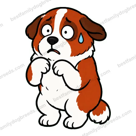 Saint Bernard dog meme sticker preview