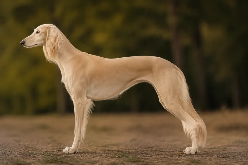 Saluki — Fawn coat