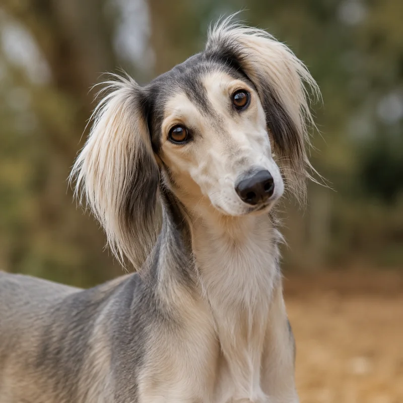 Saluki — alert