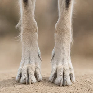 Saluki — paws