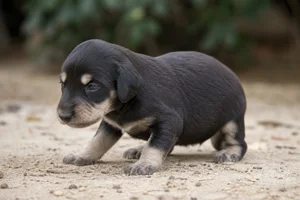 Saluki — young puppy (~1 mo)