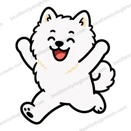 Samoyed dog meme sticker preview