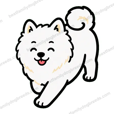 Samoyed dog meme sticker preview