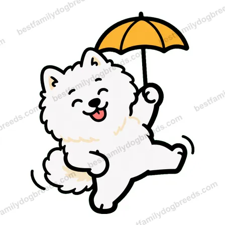 Samoyed dog meme sticker preview