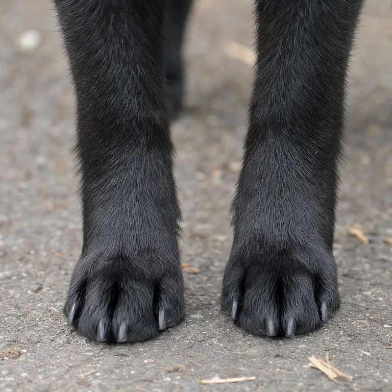 Schipperke — paws