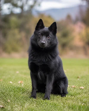Schipperke — sitting