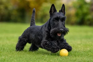 Scottish Terrier — playing