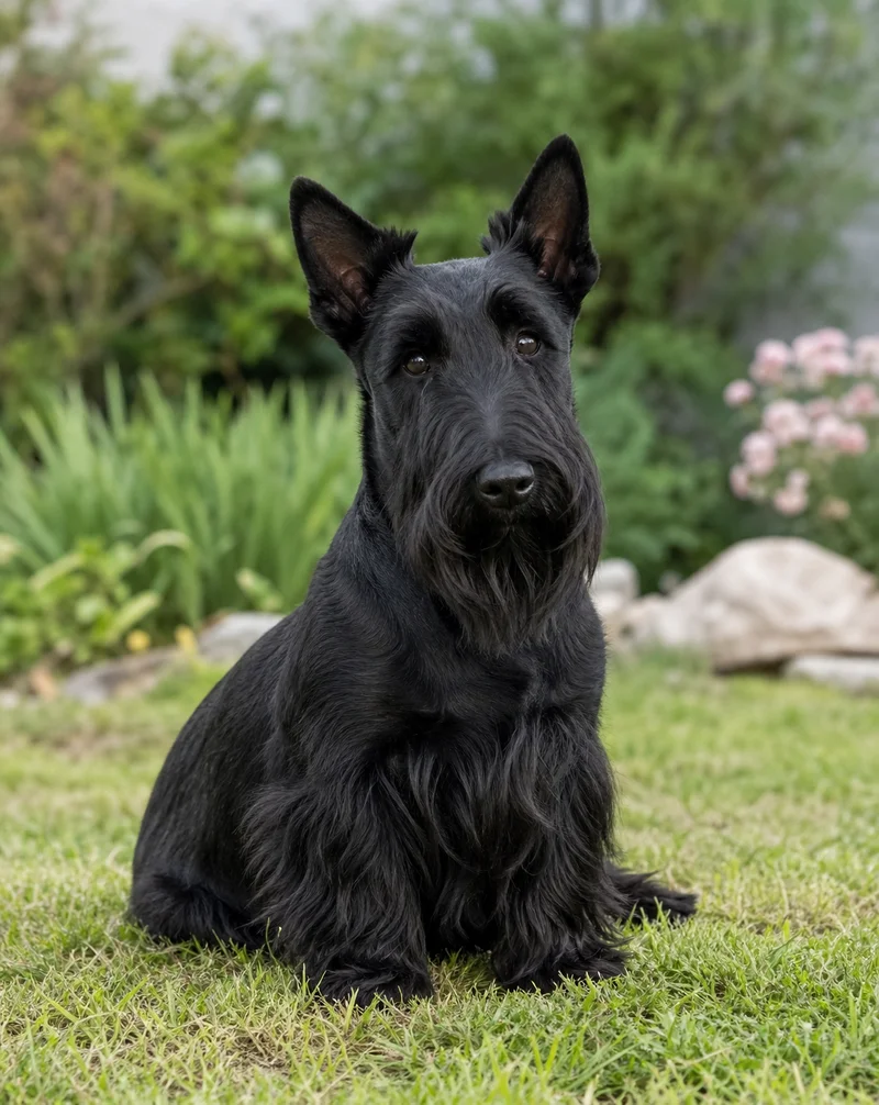 Scottish Terrier — sitting