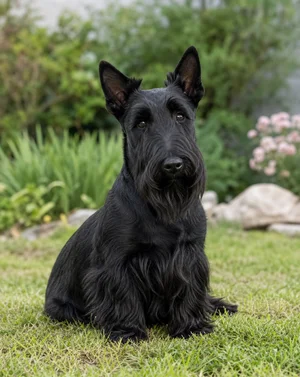 Scottish Terrier — sitting