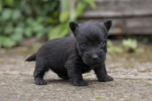 Scottish Terrier — young puppy (~1 mo)