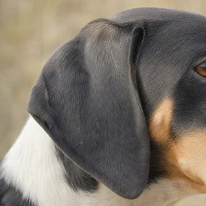 Serbian Tricolored Hound — ears