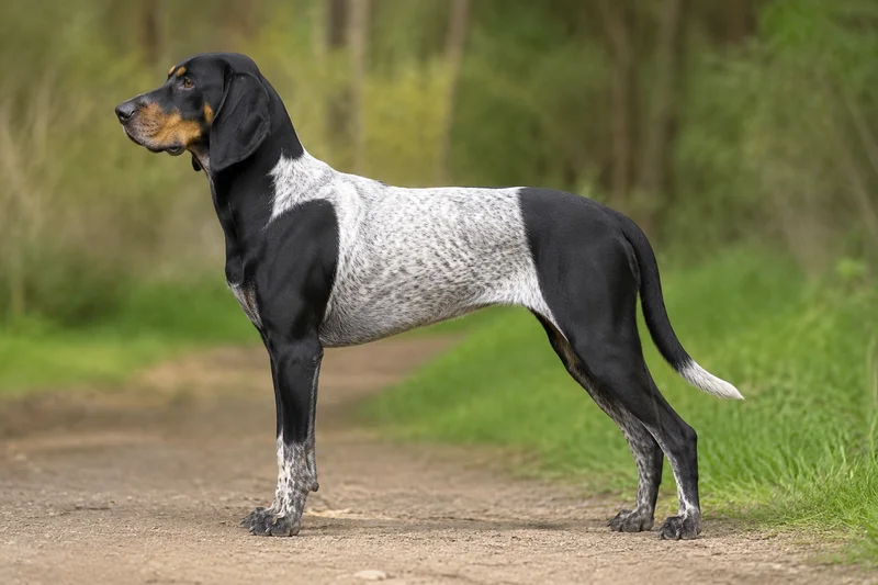 Serbian Tricolored Hound — side