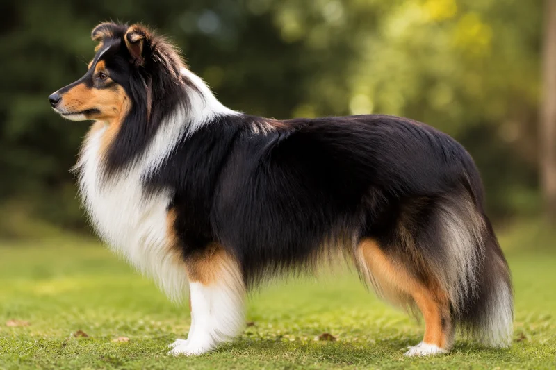 Shetland Sheepdog — tri-color coat
