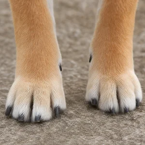 Shiba Inu — paws
