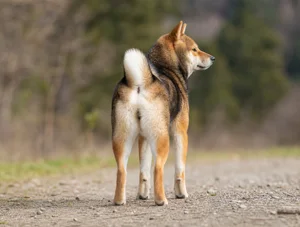 Shiba Inu — rear