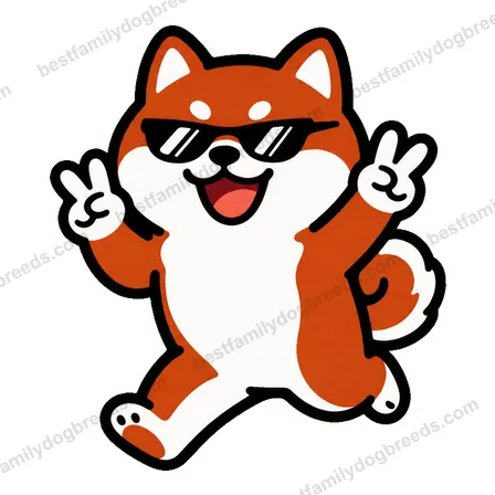 Shiba Inu cool dog meme sticker