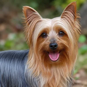 Silky Terrier — happy