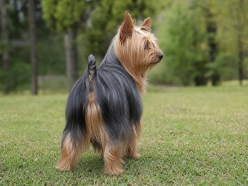 Silky Terrier — rear