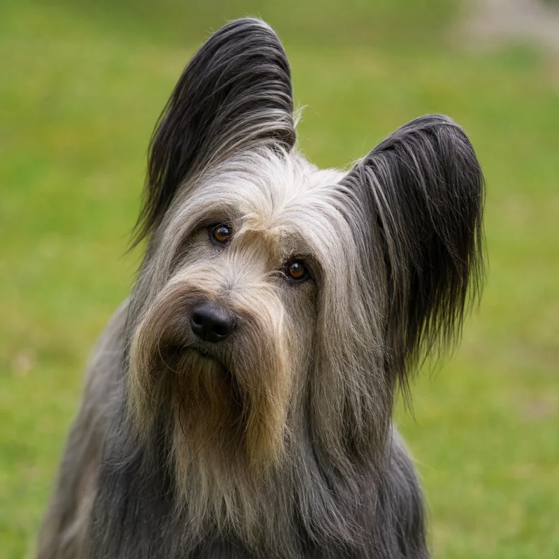 Skye Terrier — alert
