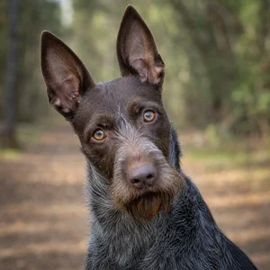 Slovakian Rough-haired Pointer — alert