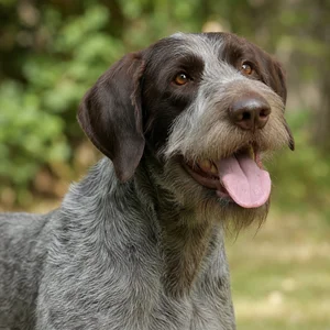 Slovakian Rough-haired Pointer — happy