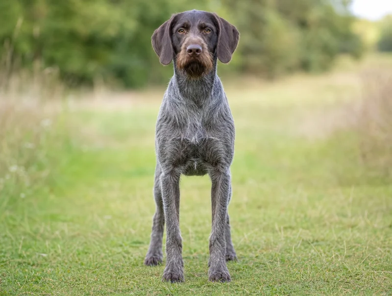 Slovakian Rough-haired Pointer — front