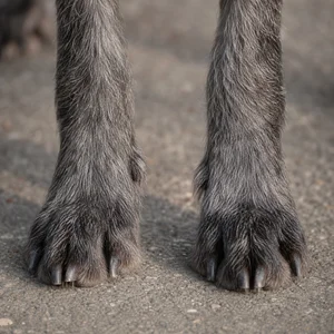 Slovakian Rough-haired Pointer — paws