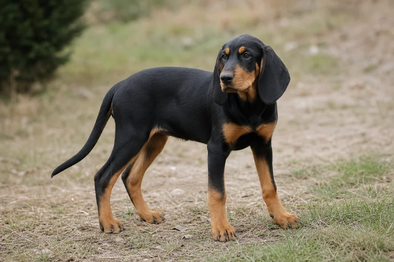 Slovensky Kopov — puppy (~4 mo)