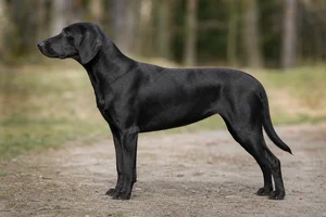 Smålandsstövare — Black coat