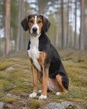 Smålandsstövare — sitting