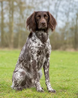 Small Munsterlander — sitting