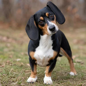 Small Swiss Hound — alert