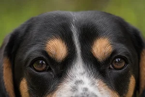 Small Swiss Hound — eyes