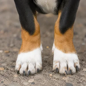 Small Swiss Hound — paws