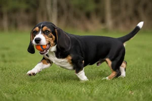 Small Swiss Hound — playing