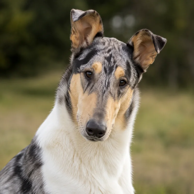 Smooth Collie — alert
