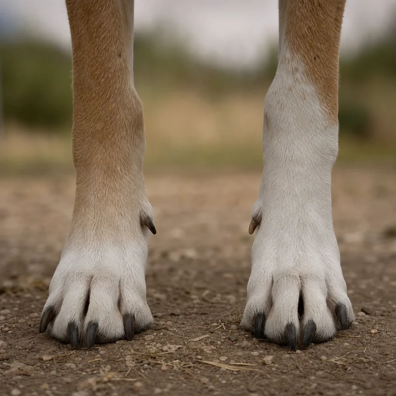 Smooth Collie — paws