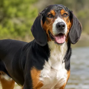 St. Hubert Jura Hound — happy
