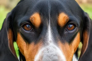 St. Hubert Jura Hound — eyes