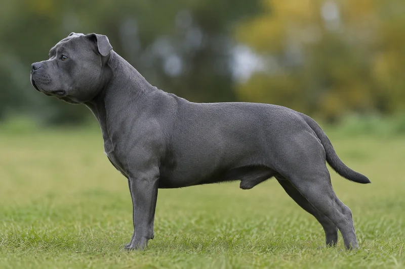 Staffordshire Bull Terrier — Blue coat