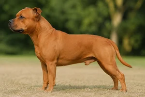 Staffordshire Bull Terrier — Red coat