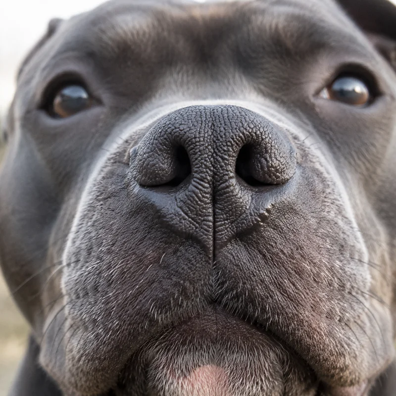 Staffordshire Bull Terrier — nose