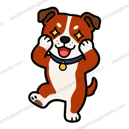 Staffordshire Bull Terrier dog meme sticker preview