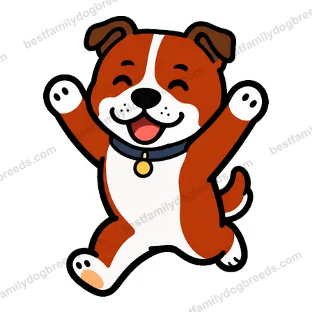 Staffordshire Bull Terrier dog meme sticker preview