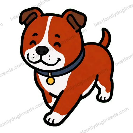 Staffordshire Bull Terrier dog meme sticker preview