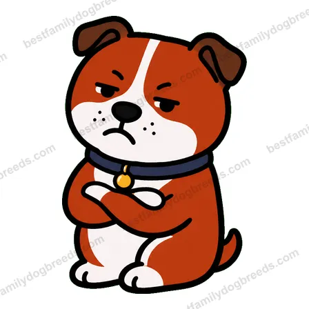 Staffordshire Bull Terrier sad dog meme sticker