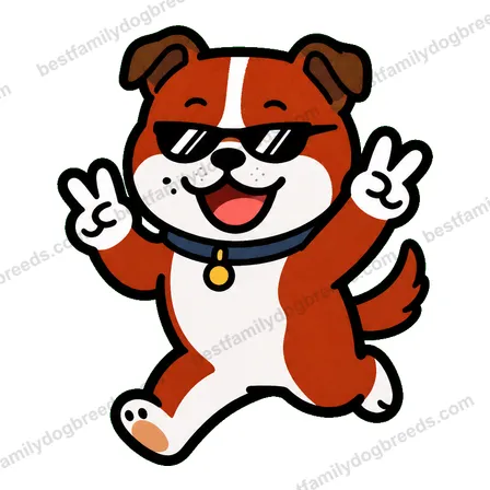 Staffordshire Bull Terrier cool dog meme sticker